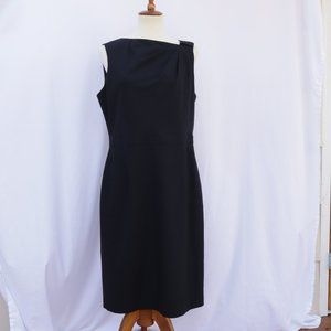 Banana Republic Wool Blend Black Dress SZ 14